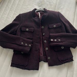 Tweed jacket with original extra buttons still inside!